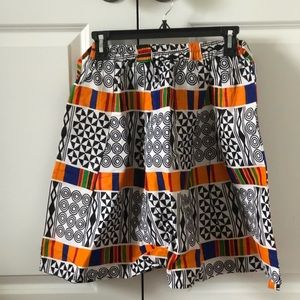 Girls African print skirt